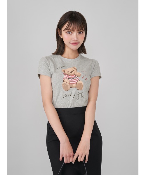 tシャツ イラストDベアTシャツ レディース