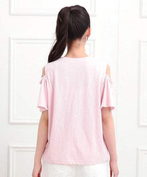 SOLOTRE 売れ筋商品|||ソロトレ Tシャツ トップス レディース Tops Pink LUVISTRUE tシャツ 「ZOZOTOWN限定」ZO LOVE TEE レディース