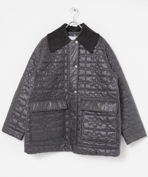 GANNI（ガニー） ダウンコート ダウンジャケット GANNI Shiny Quilt 