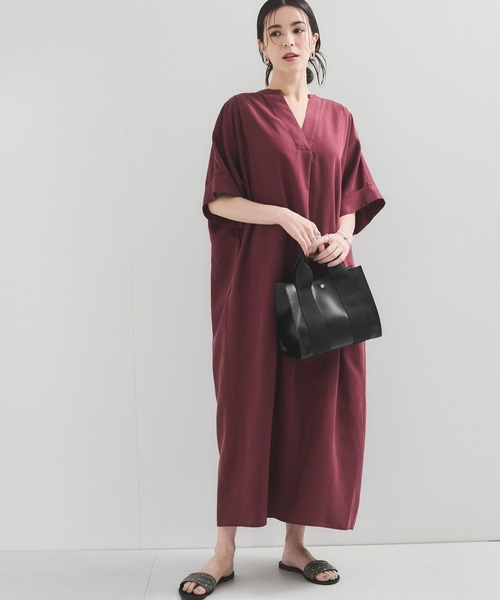 Le pardon pooh(ラパセリプー) リネンワンピース Le pardon pooh(ラパセリプー)秋物入荷 - 木舎 | mokusha