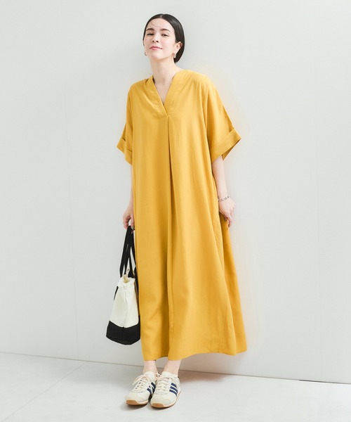 Le pardon pooh(ラパセリプー) リネンワンピース Le pardon pooh(ラパセリプー)秋物入荷 - 木舎 | mokusha