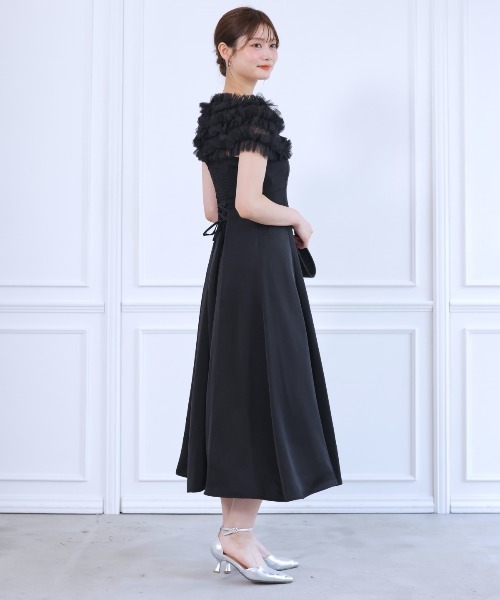 アンド クチュール チュールフリルドレス AND COUTURE（アンドクチュール）の「チュールフリルドレス