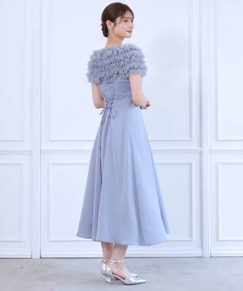 アンド クチュール チュールフリルドレス AND COUTURE（アンドクチュール）の「チュールフリルドレス