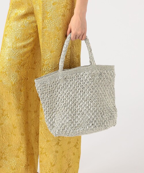 美品‼️トゥモローランド　シルバーメッシュバッグ セール】 VANGI メッシュトートバッグ （トートバッグ
