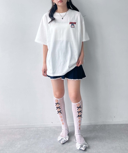 サカイ★ハトメ プルオーバー　半袖　カットソー Tシャツ ワンピース コットン サカイ☆ハトメ プルオーバー 半袖 カットソー Tシャツ