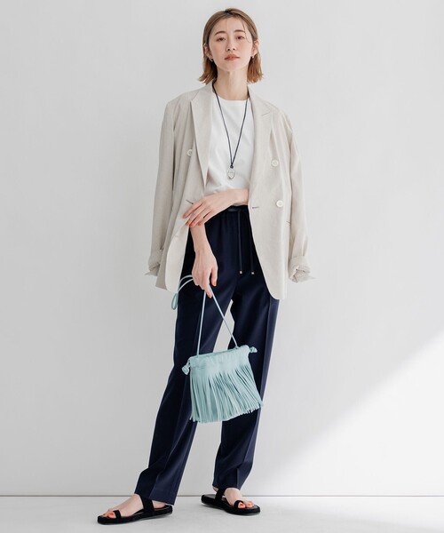 「23區(qū)」 半袖Tシャツ 38 グリーン レディース
