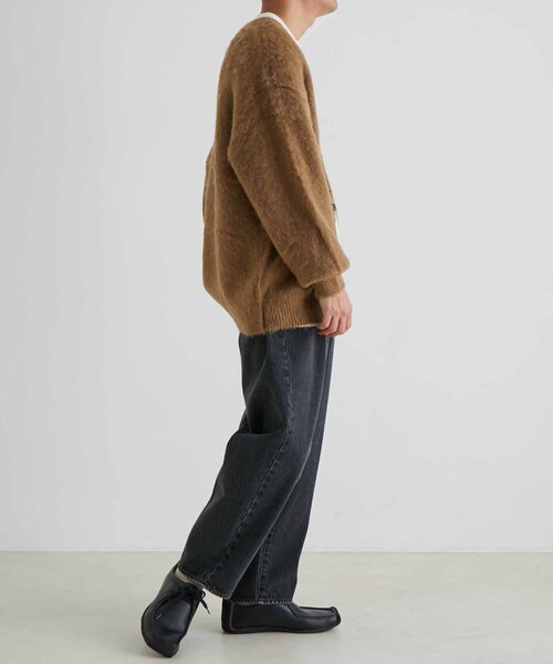 「ADAM ET ROPE'」 加工デニムパンツ L ブルー系その他3 メンズ