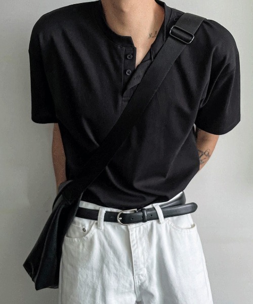 [COSYHARU公式]Mohair 4 Burton Henley Neck 関税・配送料込み Organic Linen Cotton Slub V-Neck Top | EILEEN FISHER