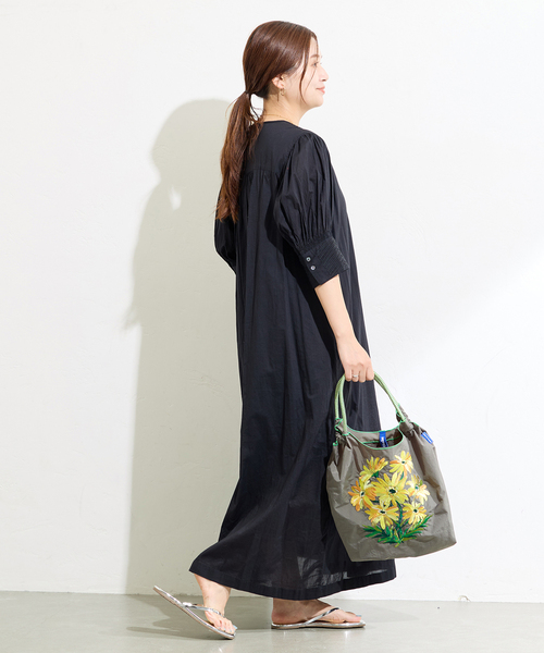JOURNAL STANDARD エンブロイダリー　ワンピース　リネンコットン JOURNAL STANDARD ワンピース インディア幾何エンブロイダリー