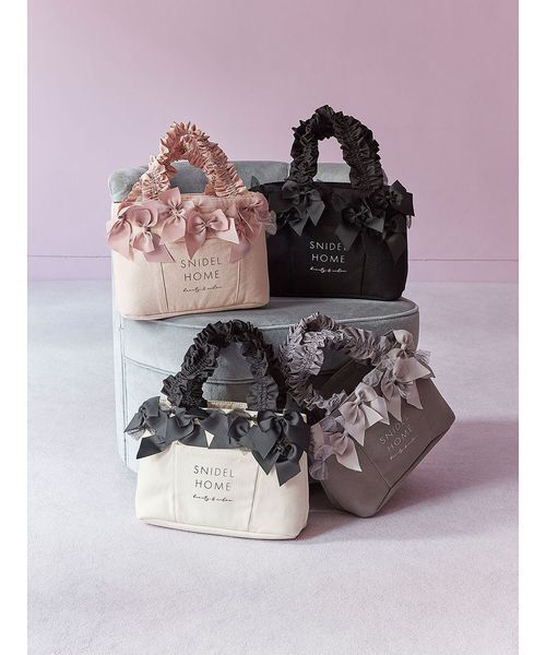 【新品未使用品】SNIDEL HOME リボンバッグ SNIDEL HOME ハンドバッグ リボンバッグ : ZOZOTOWN Yahoo!店