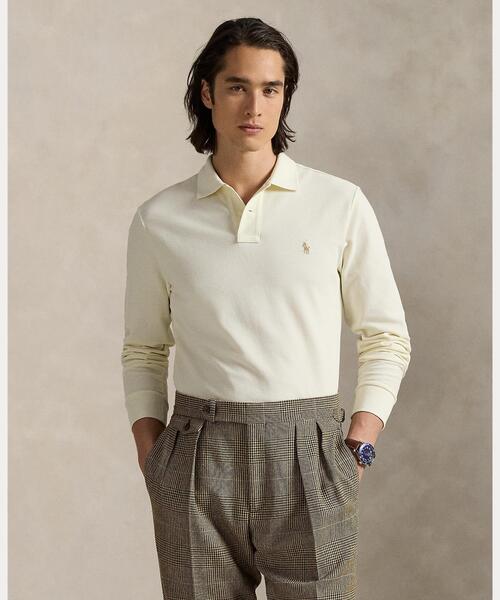✨美品✨POLO RALPH LAUREN カスタムスリム ポロシャツ XS POLO RALPH LAUREN ポロシャツ カスタム スリム ロングスリーブ