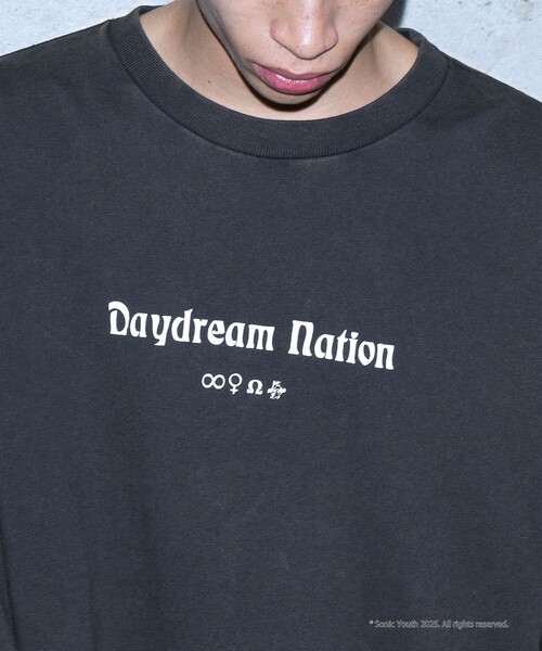 sonic youth tシャツ × monkey time」プリント ロングスリーブ Tシャツ