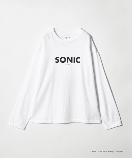 sonic youth tシャツ 「SONIC YOUTH × monkey time」プリント sonic youth tシャツ 「SONIC YOUTH × monkey time」プリント