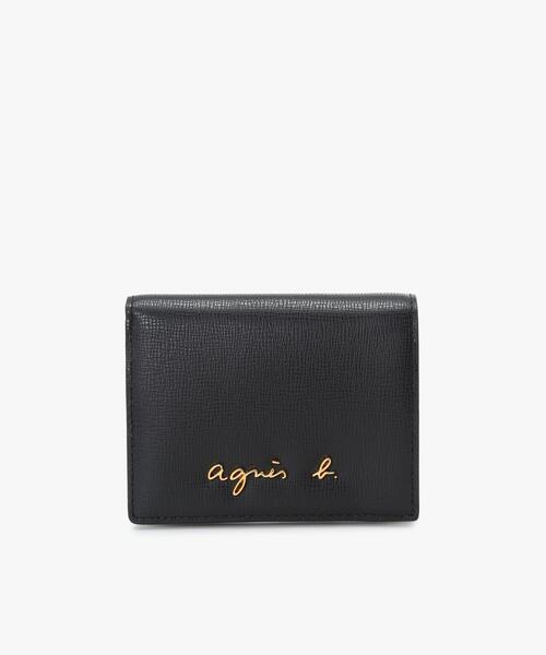 agnes b.（アニエスベー） 財布 レザー 二つ折り ウォレット ”City