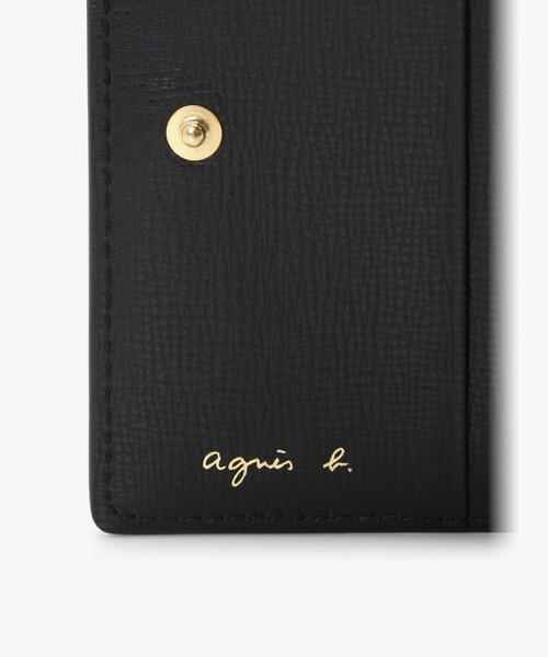 agnes b.（アニエスベー） 財布 レザー 二つ折り ウォレット ”City