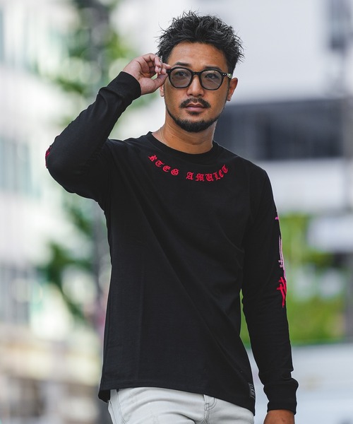 adamsJUGGLER（アダムスジャグラー） tシャツ RTEG C/アームクロス