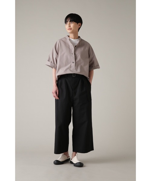 「MHL.」 半袖ブラウス 1 ベージュ レディースの画像