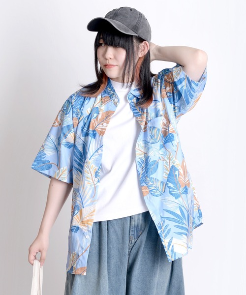 marai（マーライ） アロハシャツ ブラウス シャツ 半袖 アロハシャツ