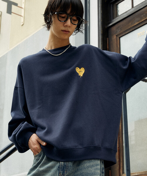 PUBLUX（パブリュクス） トレーナー スウェット LOVE POP STUDIO HEART