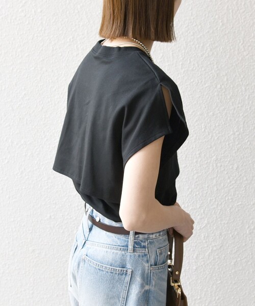 「SHIPS any」 半袖カットソー ONE SIZE ブルー レディース_画像8