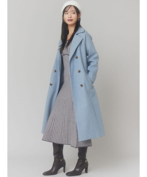 【最終値下げ】新品 ・1枚でコーデ完成✴︎ツイードレイヤードニットワンピース 最終値下げ】新品 ・1枚でコーデ完成✴︎ツイードレイヤードニット