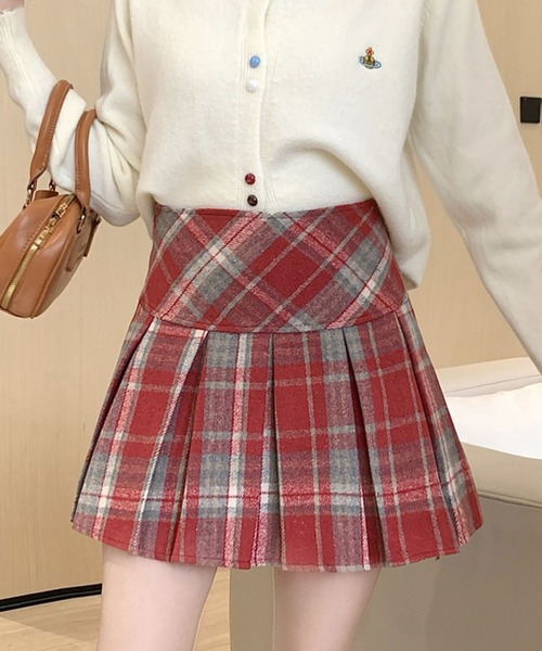 2ly2 スカート チェック柄プリーツミニスカート : ZOZOTOWN Yahoo!店