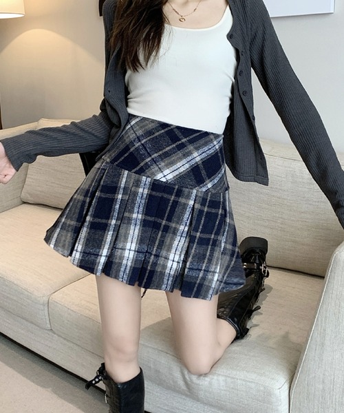 2ly2 スカート チェック柄プリーツミニスカート : ZOZOTOWN Yahoo!店