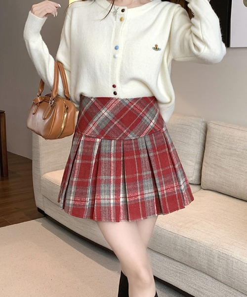 2ly2 スカート チェック柄プリーツミニスカート : ZOZOTOWN Yahoo!店