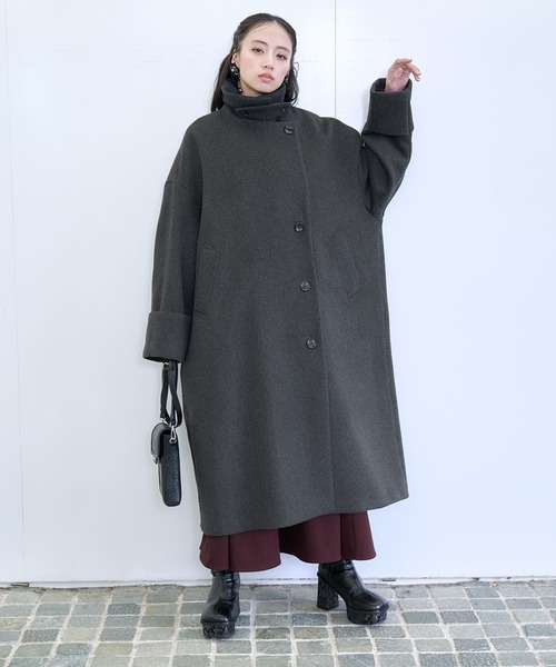 【新品未使用】HARE ウール2WAYチェスターコート HARE（ハレ） コート チェスターコート ウール2WAYチェスターコート