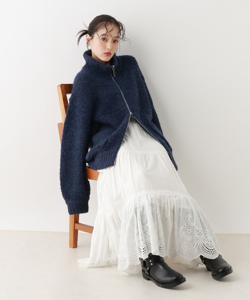 RAGEBLUE（レイジブルー） ニット セーター Wジップ/ニットスタンド