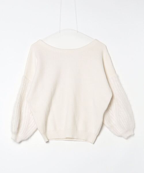 「Torrazzo Donna」 長袖ニット - ホワイト レディース_画像2