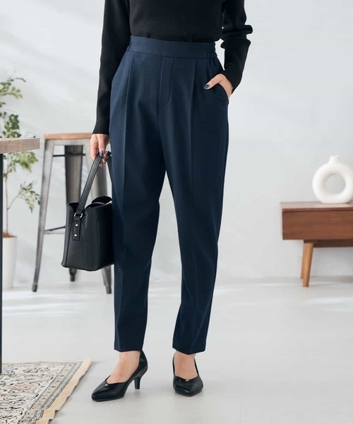 a.v.v（アー・ヴェ・ヴェ） パンツ 「イージーケア/洗える/ストレッチ