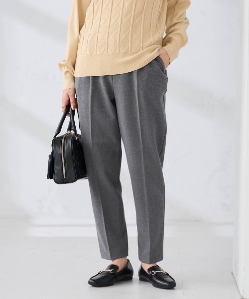 a.v.v（アー・ヴェ・ヴェ） パンツ 「イージーケア/洗える/ストレッチ