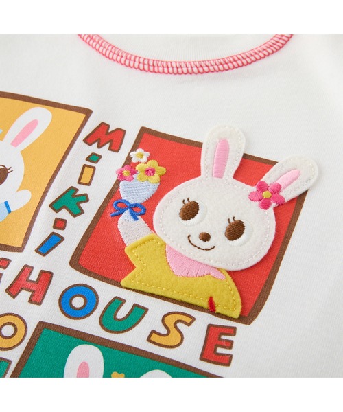 MIKI HOUSE（ミキハウス） tシャツ お仕事うさこ半袖Tシャツ キッズ
