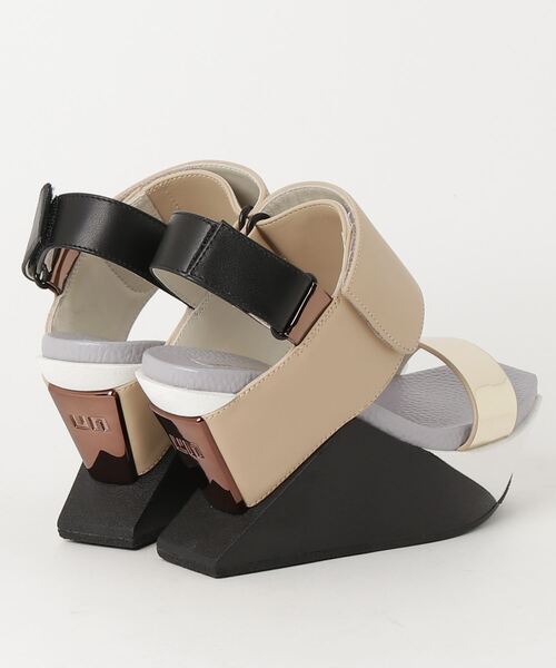 「UNITED NUDE」 ヒールサンダル 37 ゴールド レディース_画像2