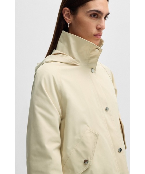 BOSS（HUGO BOSS） コート アウター フーデッドパーカ はっ水