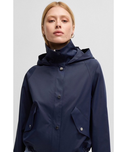 BOSS（HUGO BOSS） コート アウター フーデッドパーカ はっ水