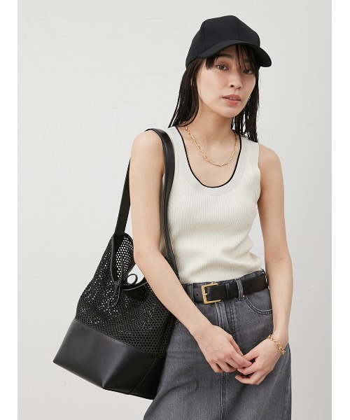 Mila Owen（ミラオーウェン） ノースリーブニット 0 ベージュ