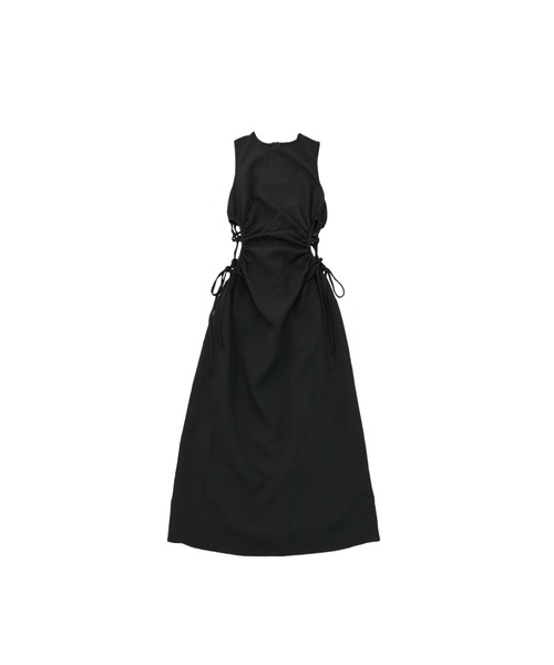 「Uenui」 ノースリーブワンピース FREE ブラック レディース_画像2