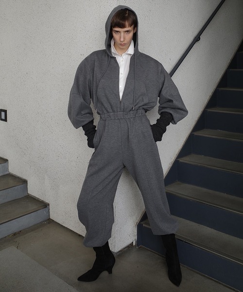 オールインワン HOODED SWEAT ALL IN ONE レディース