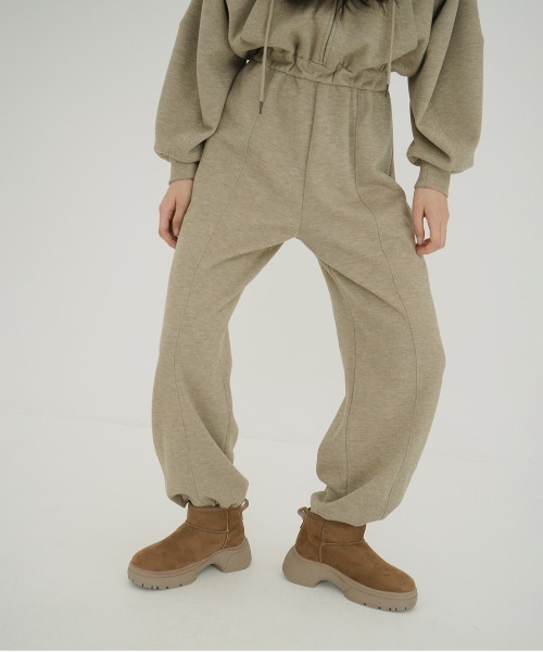 CLANE（クラネ） オールインワン HOODED SWEAT ALL IN ONE レディース