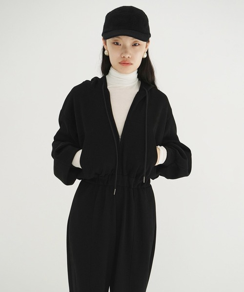 CLANE（クラネ） オールインワン HOODED SWEAT ALL IN ONE レディース