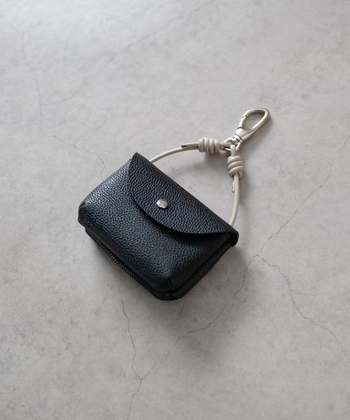 SENTI（センティ） ポーチ SHRINK LEATHER HOOK POUCH / シュリンク