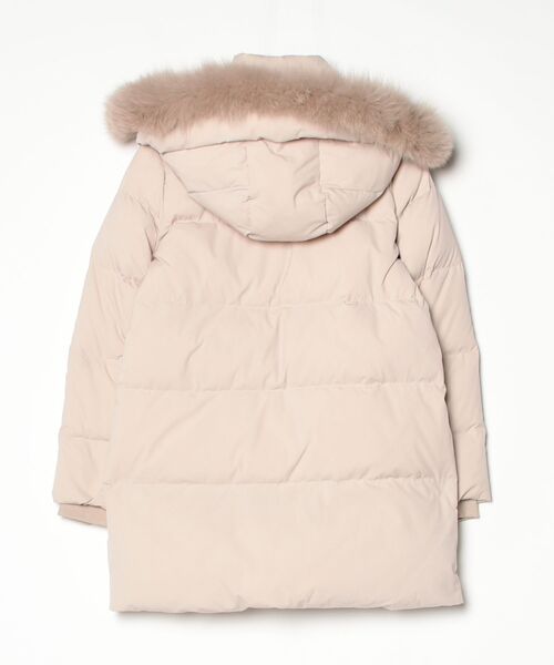 美品☆お買得☆Spick and Spanベージュ ダウンコート　フードつば有 Spick＆Span（スピック アンド スパン） 「Spick & Span」 ダウン