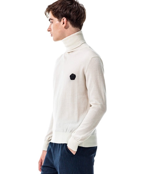 「VIKTOR&ROLF」 タートルネックニット X-LARGE ホワイト メンズ_画像3