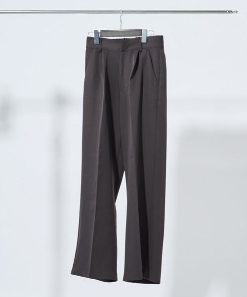 「Adoon plain」 スラックス LARGE ライトグレー メンズ_画像3