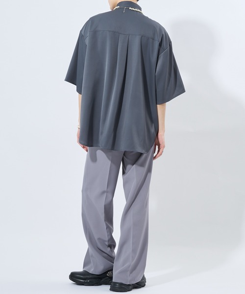 「Adoon plain」 スラックス LARGE ライトグレー メンズ_画像7