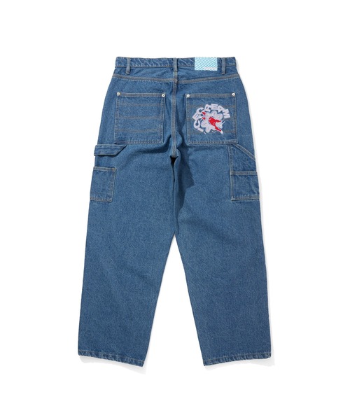 「ICECREAM」 デニムパンツ LARGE ブラック メンズ_画像3
