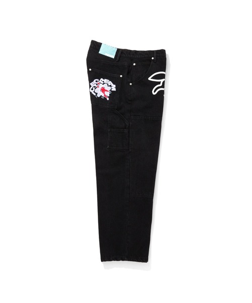 「ICECREAM」 デニムパンツ LARGE ブラック メンズ_画像6