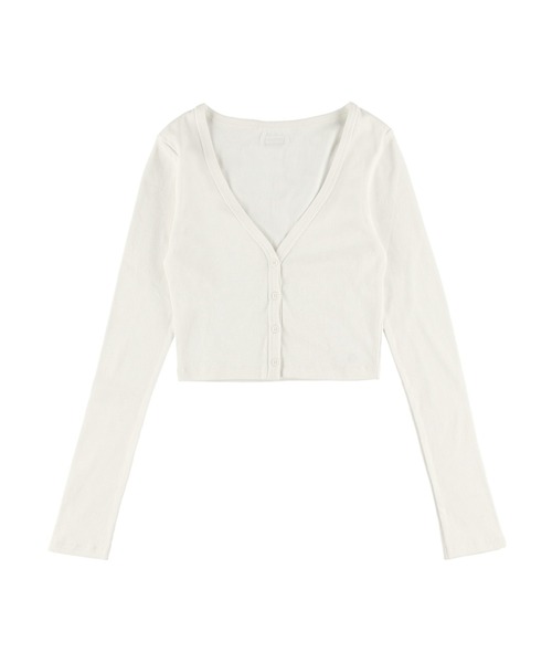 「ALEXIA STAM」 カーディガン L オフホワイト レディース_画像7